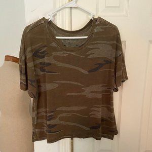 Camo crop top
